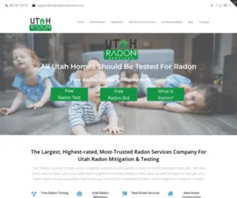 Utahradonservices.com(Utah Radon Mitigation Experts) Screenshot