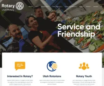 Utahrotary.com(Utah Rotary) Screenshot