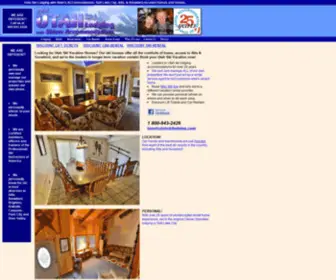 Utahskilodging.com(Utah Ski Lodging & Vacation Rentals in Salt Lake City with Skiers Accommodations) Screenshot