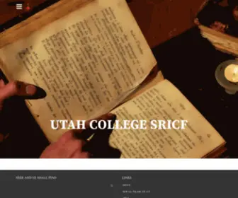 Utahsricf.org(Utah College Societas Rosicruciana in Civitatibus Foederatis) Screenshot