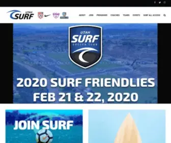 Utahsurfsoccer.com(Utah Surf Soccer Club) Screenshot