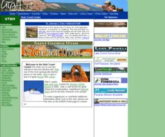 Utahtravelcenter.com(Utah Travel and Tourism) Screenshot