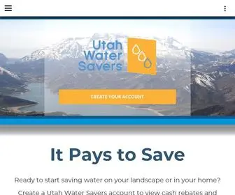 Utahwatersavers.com(Utah Water Savers) Screenshot