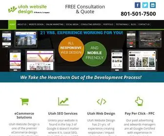 Utahwebsitedesign.com(Web Design) Screenshot