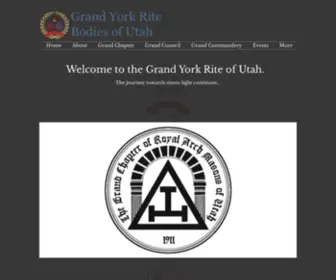 Utahyorkrite.org(Utah Grand York Rite) Screenshot