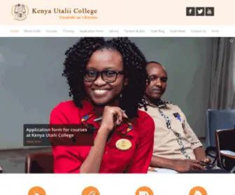 Utalii.ac.ke(Kenya Utalii College. Kenya Utalii College (KUC)) Screenshot