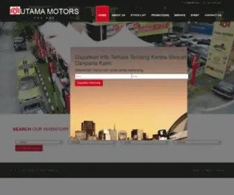 Utamamotors.com.my(Utama Motors) Screenshot