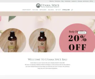 Utamaspicebali.com(Utama Spice Bali) Screenshot