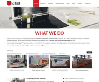 Utand.com(Utand stone machinery) Screenshot