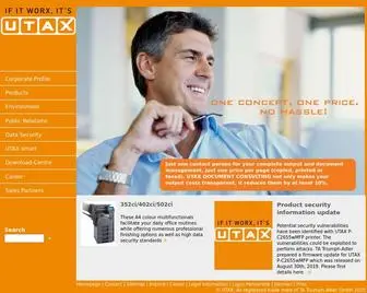 Utax.com(The office) Screenshot