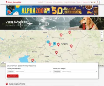 Utazzkutyaddal.hu(Kutyabarát szálláshelyek) Screenshot