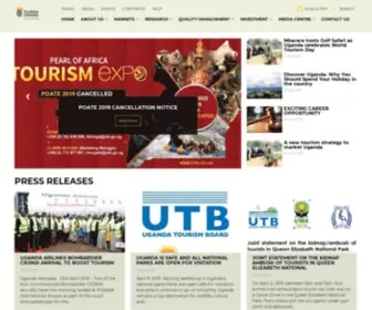 UTB.go.ug(Uganda Tourism Board) Screenshot