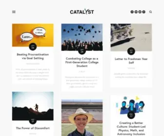 Utcatalyst.org(CATALYST is the officials news publication of UT's College) Screenshot