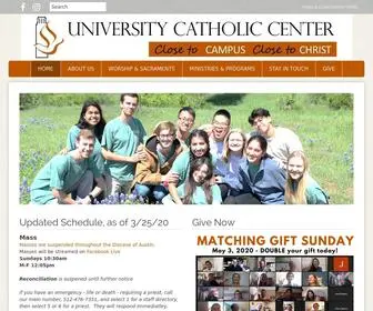 Utcatholic.org(University Catholic Center) Screenshot