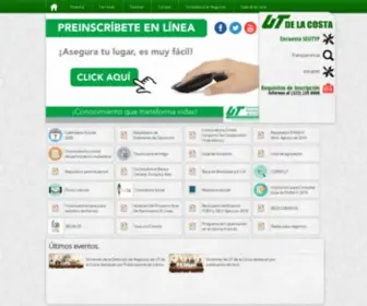 Utdelacosta.edu.mx(Bienvenidos) Screenshot