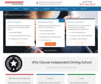 Utdrivingschool.com(Independent Driving School Utah) Screenshot