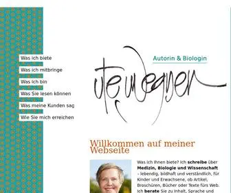 Ute-Wegner.de(Ute wegner) Screenshot