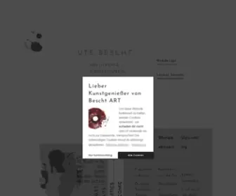 Utebescht.de(2021- Kunst und WEB Design Bremen. WESER Kurier sagt) Screenshot