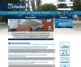 Utebo.es(Ayuntamiento de Utebo) Screenshot