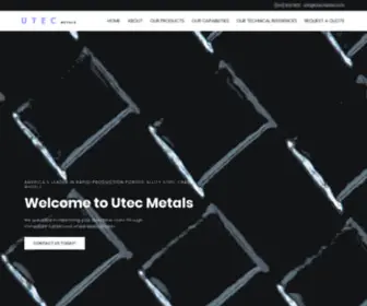 Utecmetals.com(UTEC Metals Incorporated) Screenshot