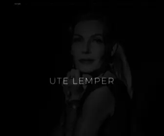 Utelemper.com(Ute Lemper) Screenshot