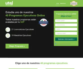 Uteluniversidad-Ejecutivas.com(UTEL Universidad) Screenshot