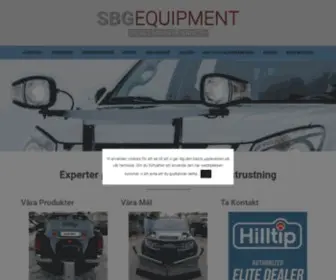 Utemiljo.se(SBG Equipment) Screenshot