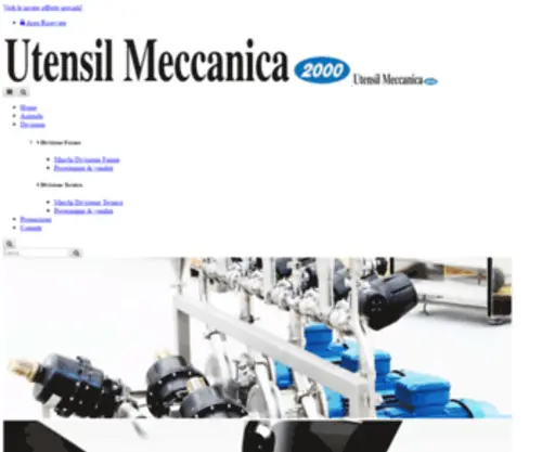 Utensilmeccanica.it(Utensil Meccanica 2000) Screenshot