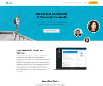 Utest.com(Elevate your testing skills) Screenshot