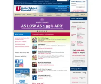 Utfinancialonline.org(United Teletech Financial) Screenshot