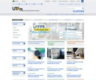 UTFPR.edu.br(Universidade Tecnológica Federal do Paraná UTFPR) Screenshot