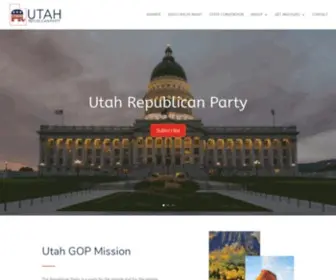 Utgop.org(The Utah Republican Party) Screenshot