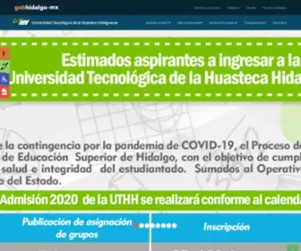 UTHH.edu.mx(Universidad Tecnologica de la Huasteca Hidalguense) Screenshot
