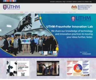UTHM.edu.my(Universiti Tun Hussein Onn Malaysia) Screenshot