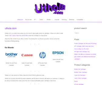 Uthola.com(Ink cartridges) Screenshot