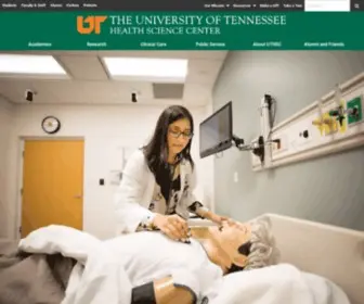 UTHSC.edu(The University of Tennessee Health Science Center (UTHSC)) Screenshot