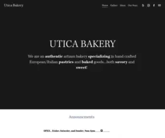 Uticabakery.com(Utica Bakery) Screenshot