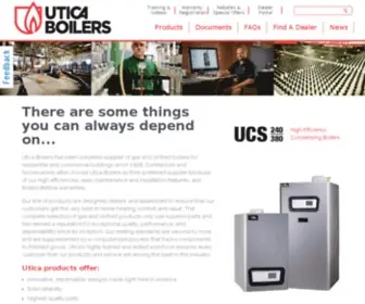 Uticaboilers.com Screenshot