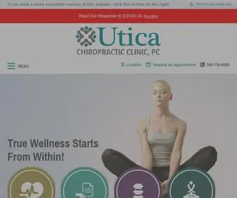 Uticachiropractic.com(Chiropractors in Utica) Screenshot