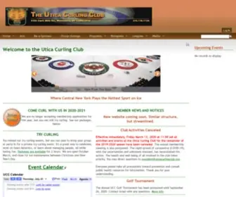 Uticacurlingclub.org(Utica Curling Club) Screenshot