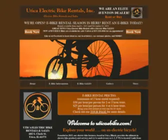 Uticaebike.com(Electric Bike Rental) Screenshot