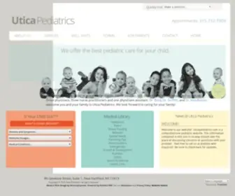 Uticapediatrics.com(New Hartford) Screenshot