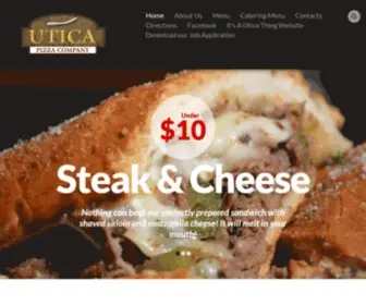 Uticapizzacompany.com(Utica Pizza Company) Screenshot