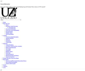 Uticazoo.org(Uticazoo) Screenshot