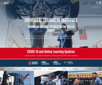 Uti.edu(Universal Technical Institute) Screenshot