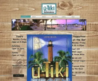 Utikibeach.com(U-Tiki Beach) Screenshot
