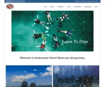 Utilascubadiving.com(Underwater Vision) Screenshot