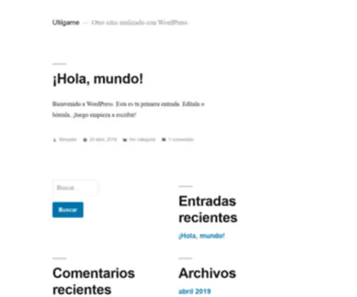 Utilgame.com(Portal de Videojuegos y Consolas) Screenshot