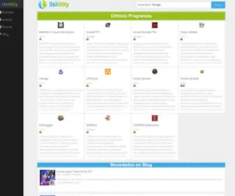Utilidades-Utiles.com(Software de Calidad y Descargas de Confianza) Screenshot