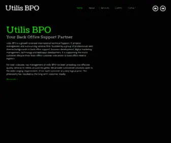 Utilisbpo.com(Utilis BPO) Screenshot